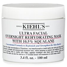 Kiehl's Ultra Facial Overnight Rehydrating Mask With 10.5% Squalane 100 Gr