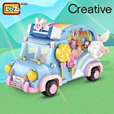 LOZ Creator - Rainbow Car Building Bricks Set 20 x 15 x 8cm