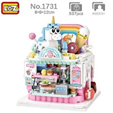 LOZ Dream Amusement Park Series - Cake Shop Building Bricks Set 14x18x8cm