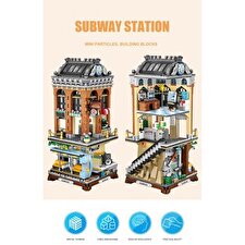 LOZ Mini Blocks - Subway Station 40 x 28 x 9.5cm