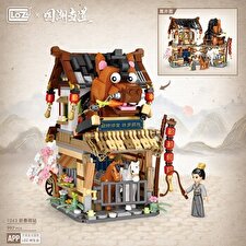 LOZ Ancient China Street Series - Horse Stable Building Bricks Set 15 x 20 x 8cm