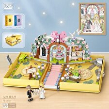 LOZ Mini Blocks - Wedding Block Book (Foldable) Building Bricks Set 23 x 17 x 8cm