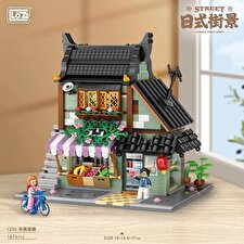 LOZ Ideas Mini Block - Fruit Shop Building Bricks Set 31 x 23 x 9 cm