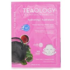 Teaology Face And Neck Peach Tea Hyaluronic Mask 21ml
