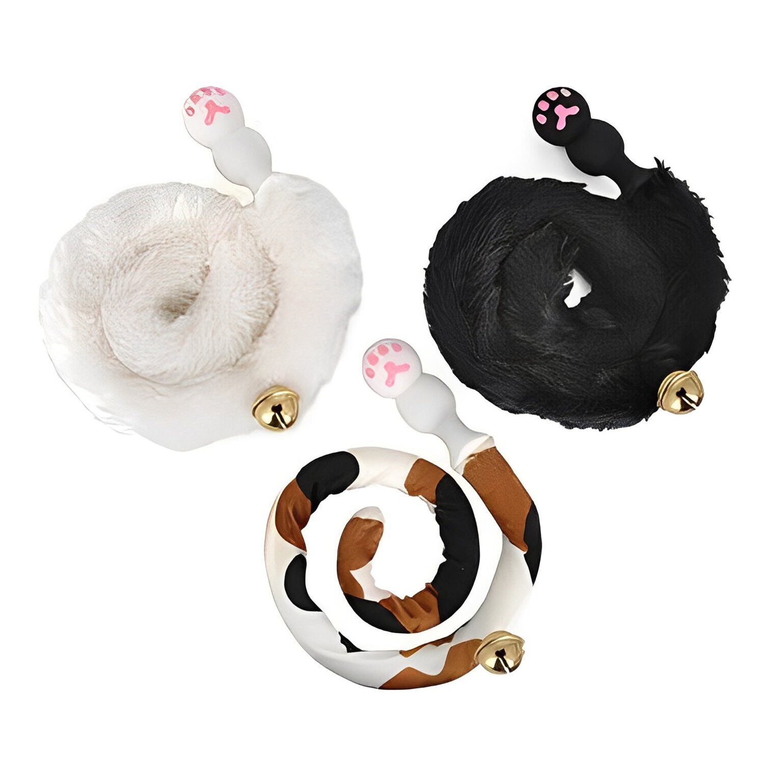 NPG Cat Tail Anal Plug - # White 1 pc | Cosmetics Now United Arab Emirates