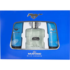 Estee Lauder Mustang Blue Cologne Spray & Aftershave Balm & Shower Gel 100ml/3.4oz
