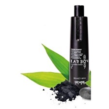 Echosline Karbon 9 Charcoal Shampoo - Šampon Pro Barvené Chemicky Ošetřené A Zesvětlené Vlasy 350ml