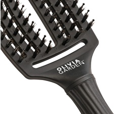 Olivia Garden Fingerbrush Boar & Nylon Full Black #m 1 U