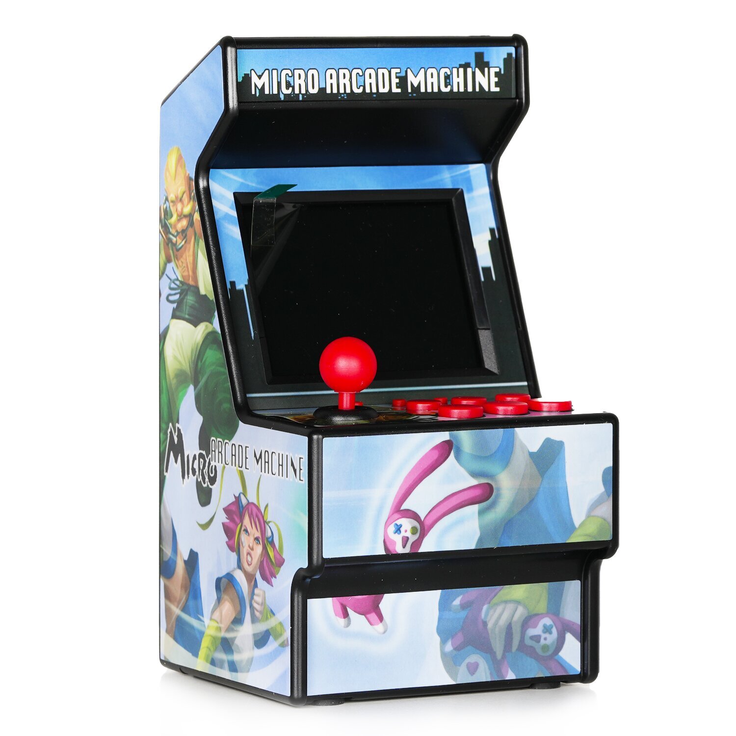 Hobbiesntoys Retro Mini Arcade Machine, Handheld Game Console with 156  Classic Video Games Inch Color Display Blue