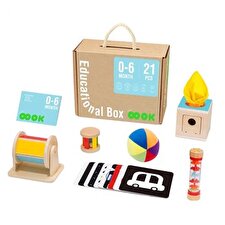 Tooky Toy Co 0-6m Educational Box 32x27x14cm