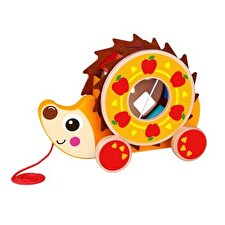 Tooky Toy Co Pull Along - Hedgehog 28x12x21cm