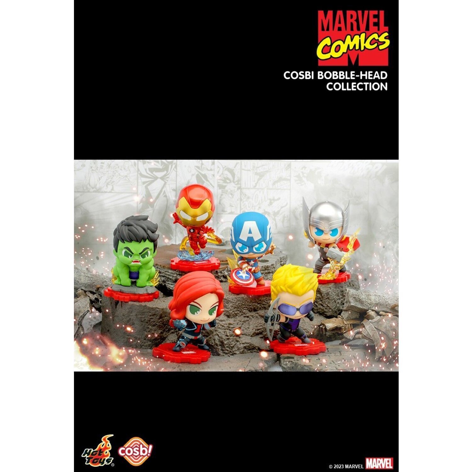 Hot Toys Avengers Cosbi Bobble-Head Collection (Individual Blind 