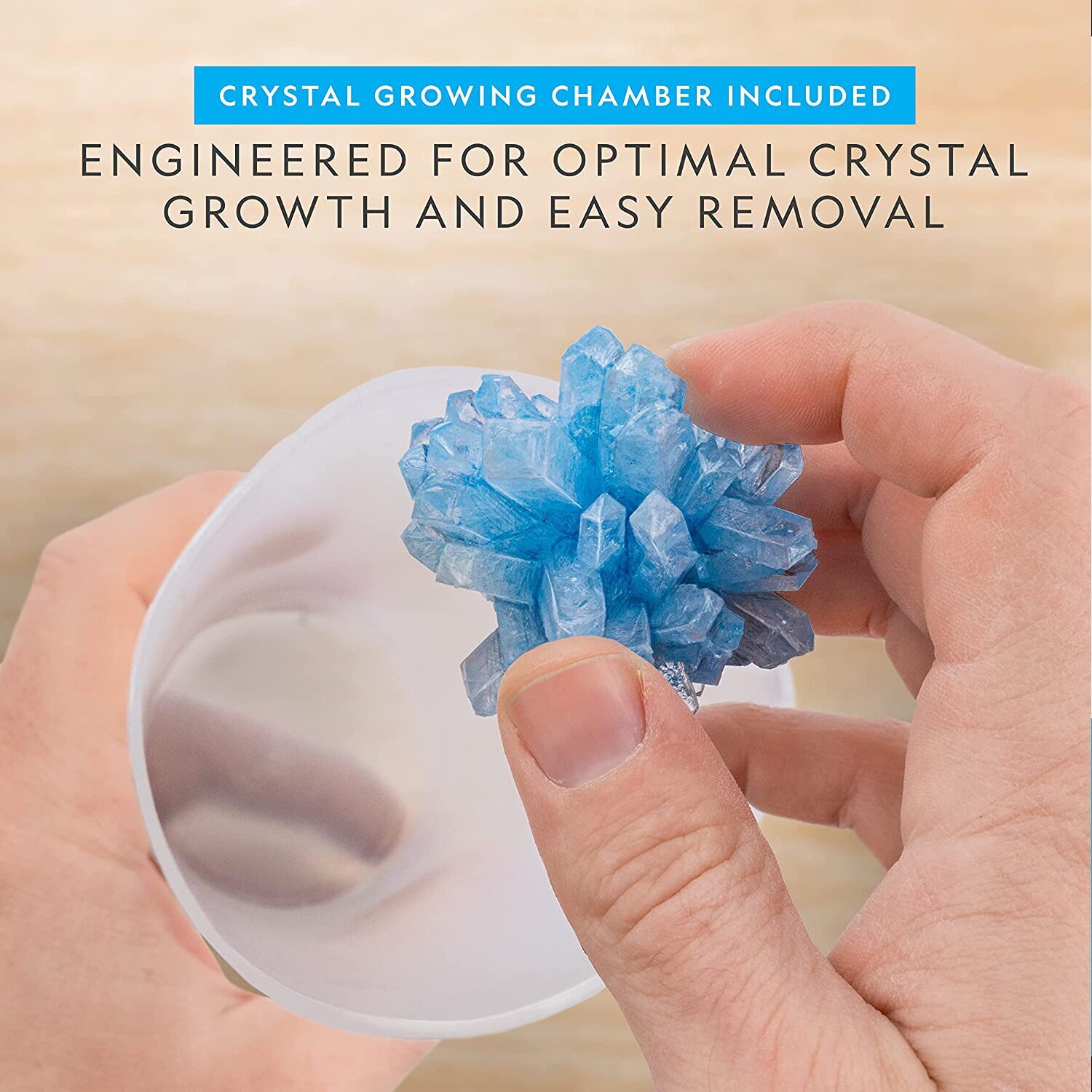 National Geographic Light Up Crystal Growing Kit 23 x 9 x 29cm