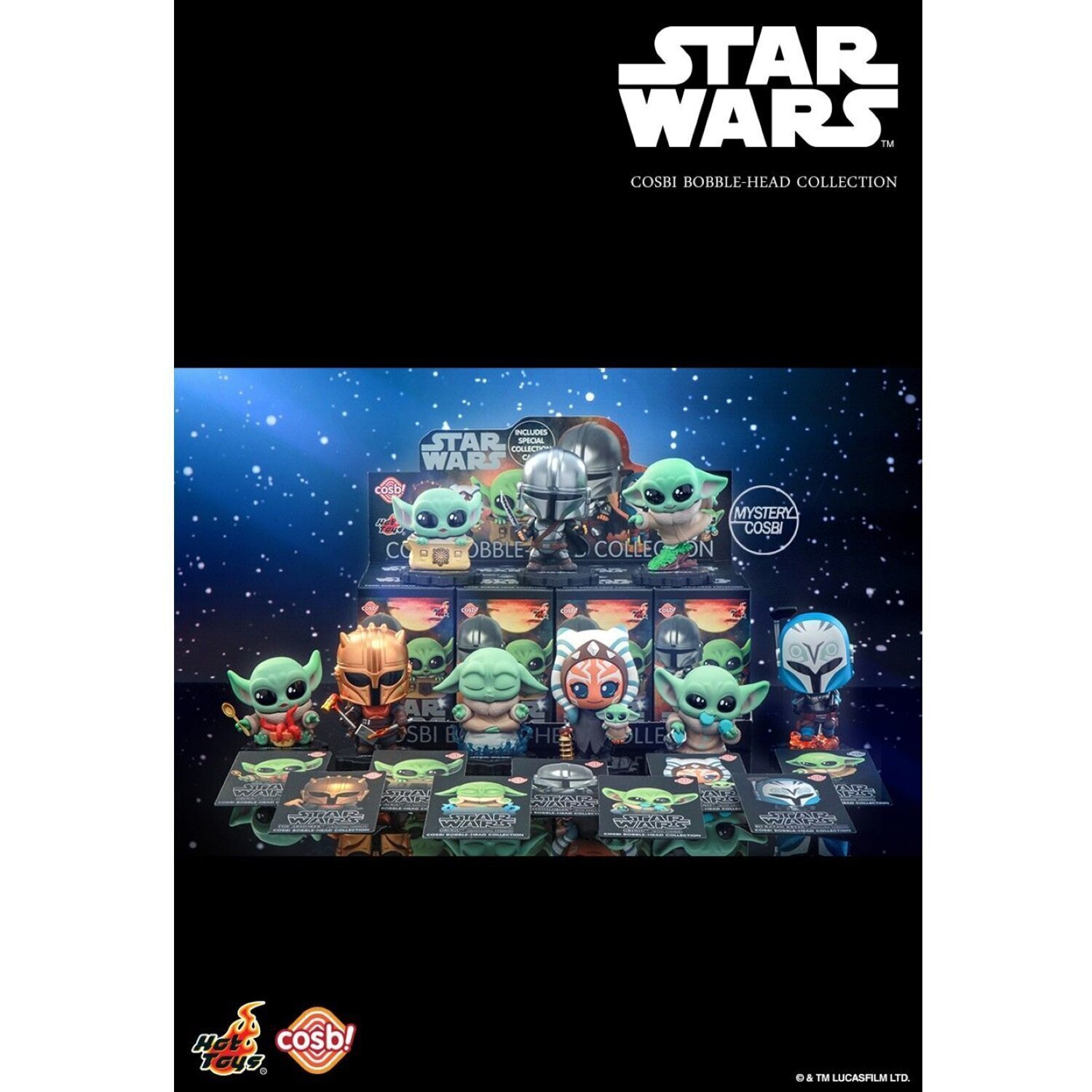 Hot Toys Star Wars Cosbi Bobble-Head Collection (Series 3) (Case