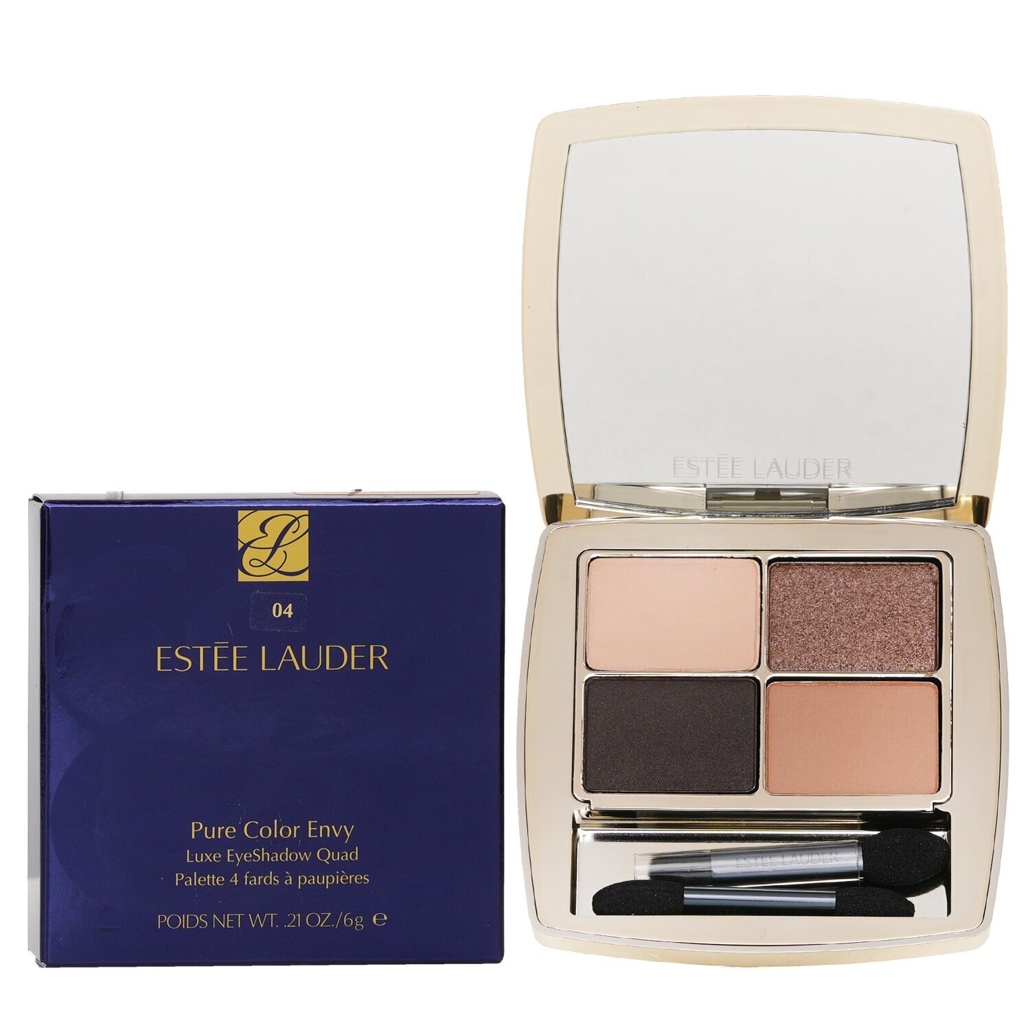 Estee Lauder Pure Color Envy Luxe Eyeshadow Quad # 04 Desert Dunes
