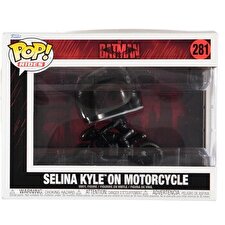 Funko POP! Ride DLX: The Batman- Selina Kyle On Motorcycle Toy Figures 23x33x16cm