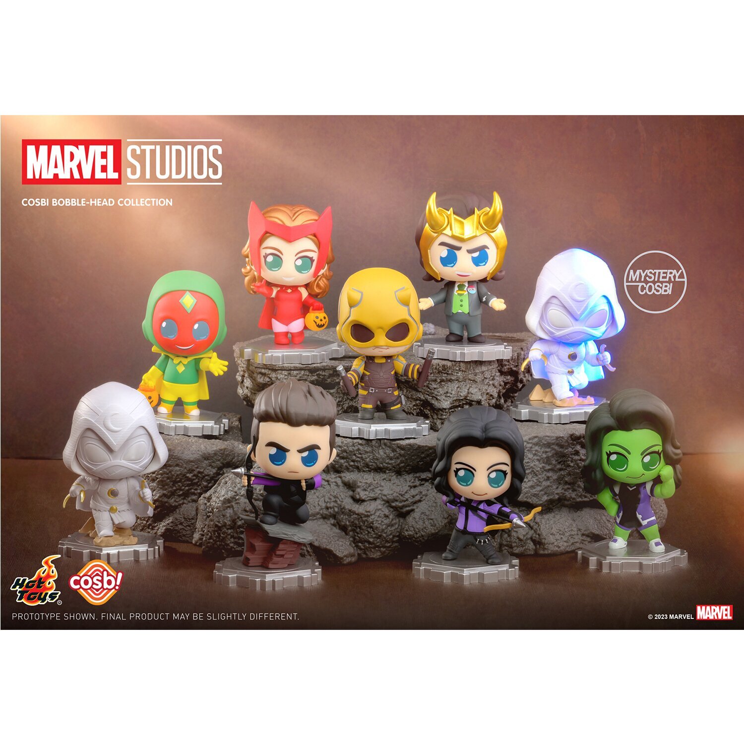 MARVEL COSBI BOBBLE-HEAD コレクション ワンボックスです Hot Toys Cosbi Bobble-Head Collection Marvel Studios: Iron