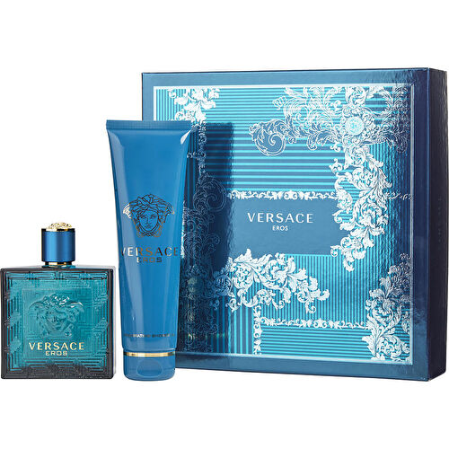 VERSACE EROS 2 PCS SET (3.4 EDT SP + 5 OZ SHOWER GEL) FOR
