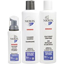 Nioxin Set-3 Piece Maintenance Kit System 6 With Cleanser 300ml/10.1oz & Scalp Therapy 300ml/10.1oz & Scalp Treatment 100ml/3.38oz