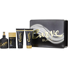 Liz Claiborne Curve Black Cologne Spray 120ml/4.2oz & After Shave Balm 90ml/3.4oz & Shower Gel 90ml/3.4oz & Deodorant Stick 30ml/1.7oz