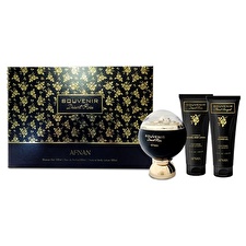 Afnan Souvenir Desert Rose - Eau De Parfum 100ml & Shower Gel 100ml & Body Lotion 100ml