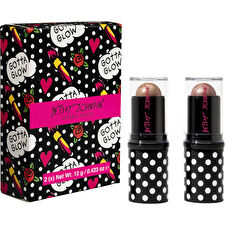Betsey Johnson Sparkle Plenty Luminous Highlighting Stick Kit 2x 12g/0.42oz