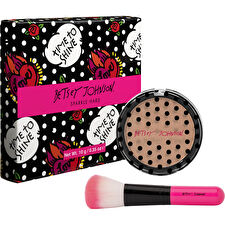 Betsey Johnson Sparkle Hard Highlighter Powder With Brush 10g/0.35oz