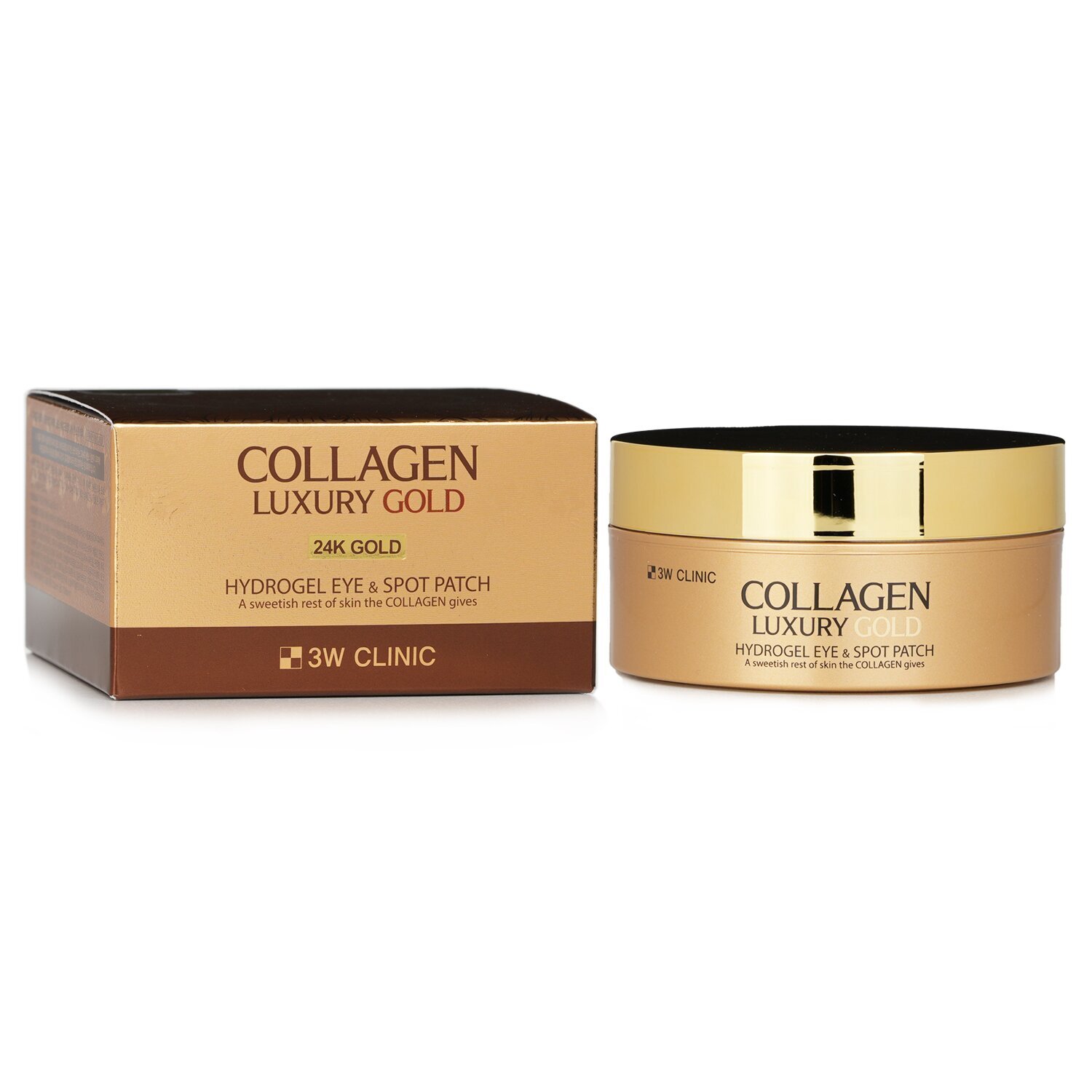 3W Clinic Collagen & Luxury Gold Hydrogel Eye & Spot Patch 90g/60 patches Cosmetics Now