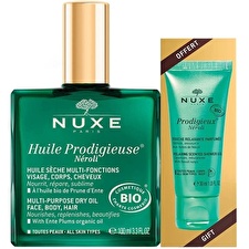 Nuxe Set Nuxe: Huile Prodigieuse Multi-purpose Neroli Body Oil For Face Body & Hair 100ml & Prodigieux Neroli Shower Gel All Over The Body For All Skin Types 30ml