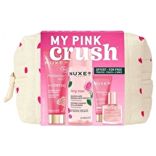 Nuxe Pink Crush 2025 Travel Kit Micellar Water 100ml/mask 75ml/gel-cream 15ml/oil 10ml 210ml