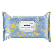 Klorane Baby Cleansing Wipes For Face & Body 70 Pcs