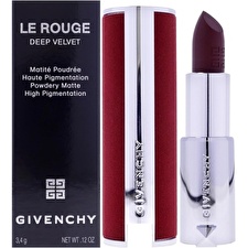 Givenchy Matte Lipstick Deep Velvet (le Rouge) 3.4 G - Shade: N38 Grenat Fumé