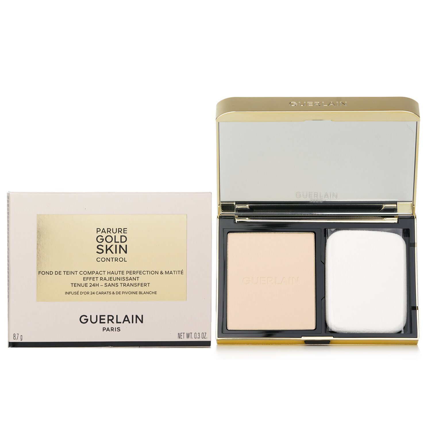 新品 GUERLAIN PARURE GOLD SKIN 0N Guerlain Parure Gold Skin Control High Perfection Matte Compact