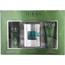 Guess Man Eau De Toilette Spray 75ml/2.5oz & Deodorant Spray 180ml/6oz & Shower Gel 200ml/6.7oz