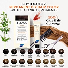 Phyto Phytocolor #3-castaño Oscuro 4 U