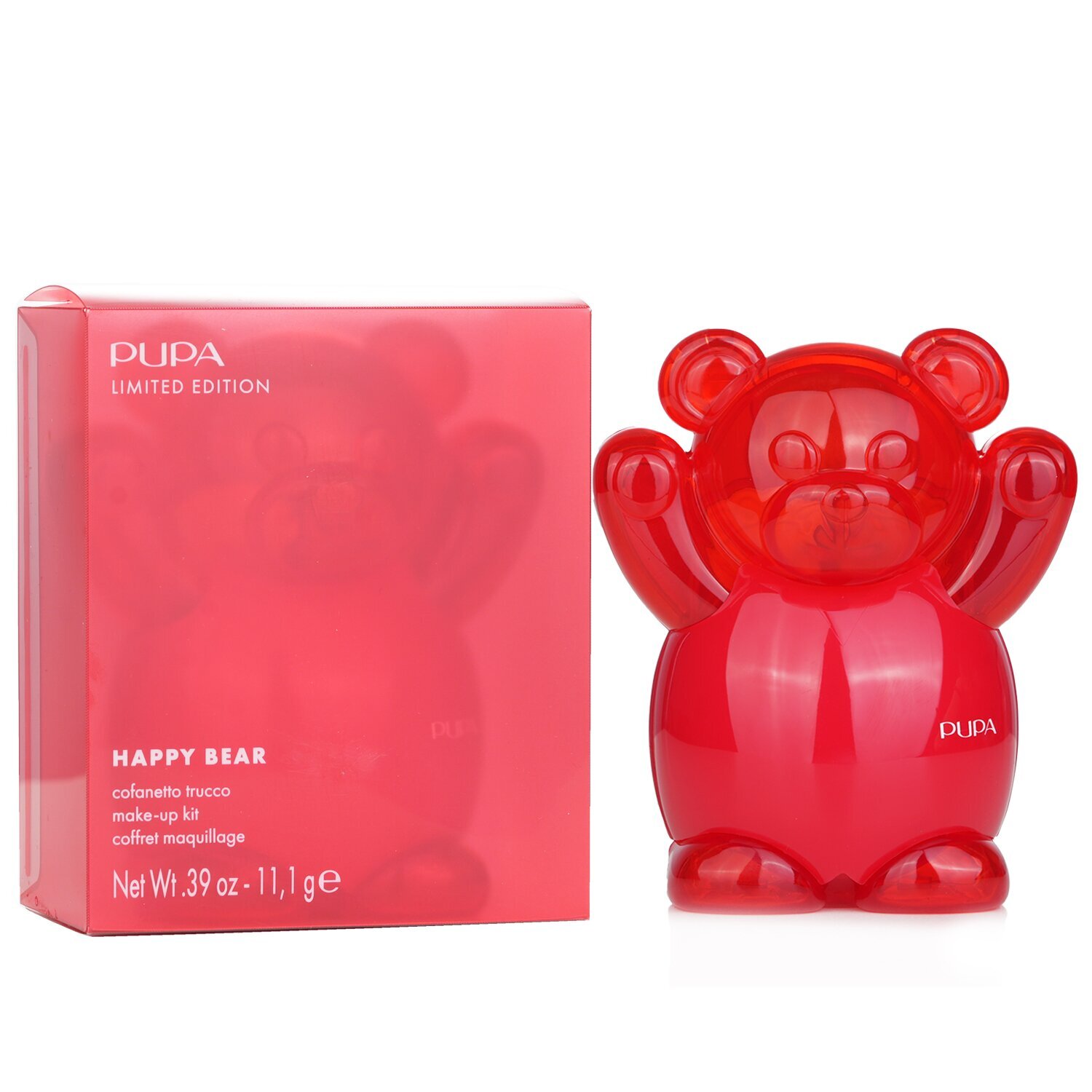 プーパ Happy Bear Make Up Kit Limited Edition - # 003 Red 11.1g