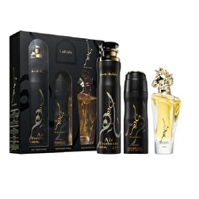 Lattafa Set Lattafa: Maahir Eau De Parfum Unisex 100ml & Maahir Scented Spray Unisex 200ml & Maahir Room Spray 300ml