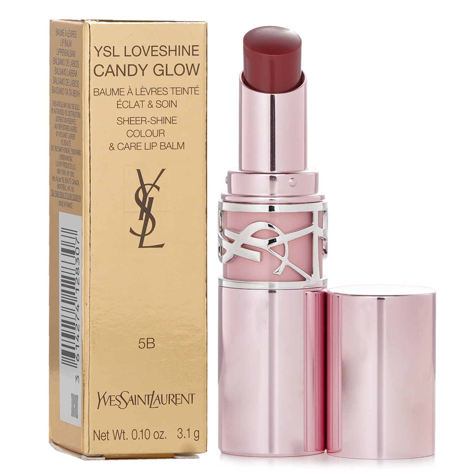 Yves Saint Laurent YSL LoveShine Candy Glow Lip blam 5B Nude