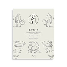 Joliderm Set Duo Shea Butter And Coconut Oil Hydrating & Softening Hand Sheet Mask 2 Pcs 2