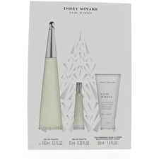 Issey Miyake L'eau D'issey Woman Set Eau De Toilette 100ml & Eau De Toilette 10ml & Bl 50ml (new Pack)