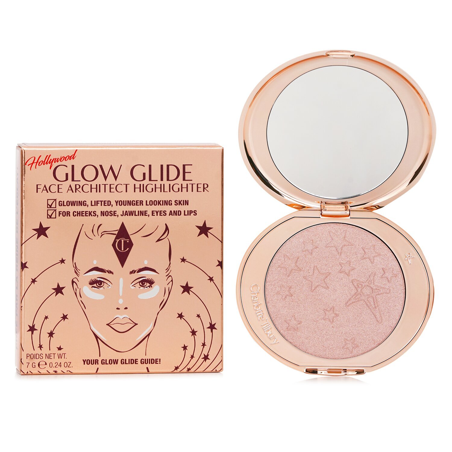 Charlotte Tilbury Hollywood Glow Glide Face Architect Highlighter