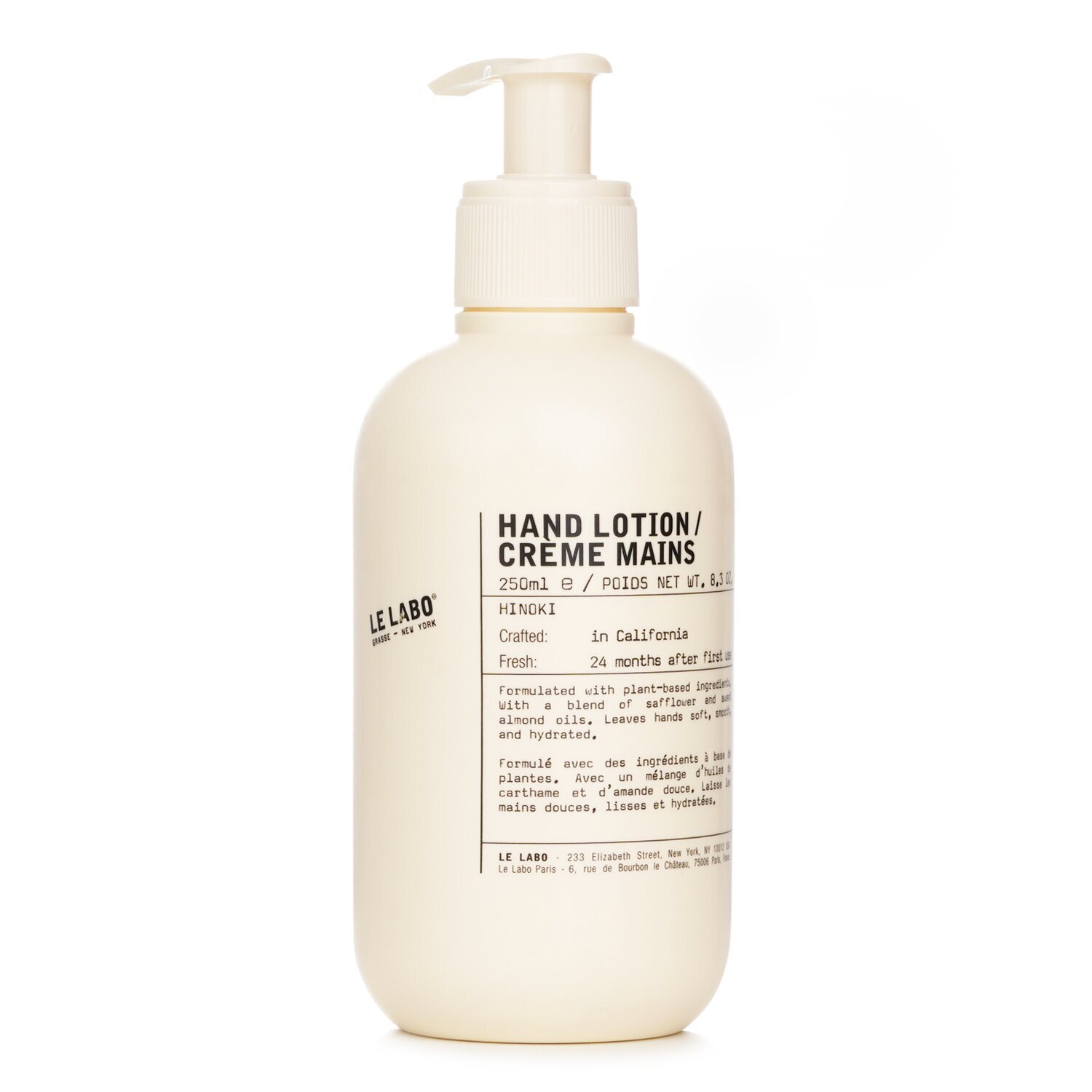 ルラボ ヒノキ ハンドローション ル ラボ ヒノキ ハンドローション 250ml | Cosmetics Now 日本