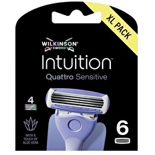 Wilkinson Sword Wilkinson Intuition Quattro Sensitive Replacement Heads - Variant: 6 Ks