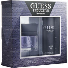 Guess Seductive Homme Eau De Toilette Spray 100ml/3.4oz & Deodorant Body Spray 180ml/6oz