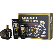 Diesel Spirit Of The Brave Eau De Toilette Spray 125ml/4.2oz & Shower Gel 100ml/3.4oz & Shower Gel 50ml/1.7oz