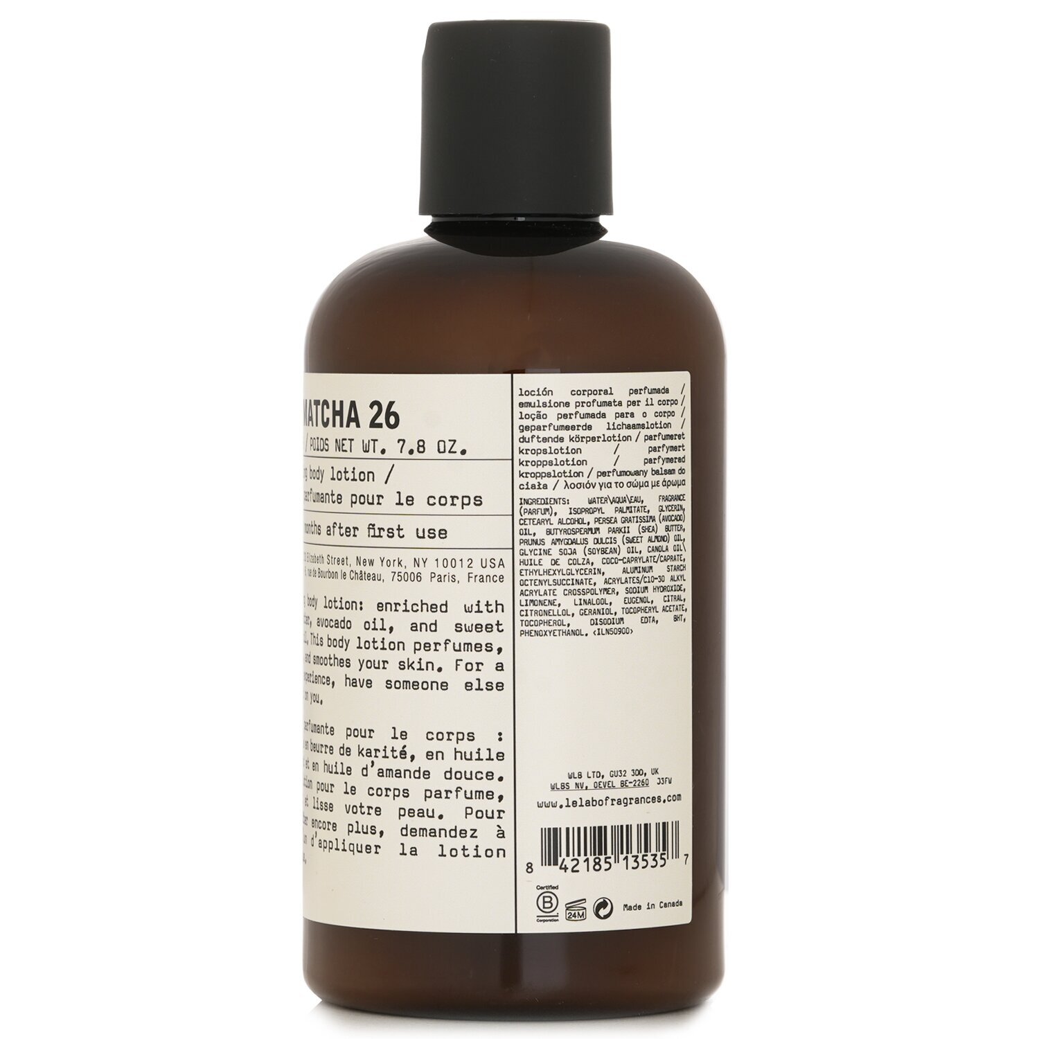 LE LABO THÉ MATCHA 26 ボディローション 237ml ルラボ THÉ MATCHA 26 – ル ラボ 公式オンラインショップ