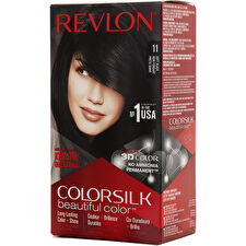 Revlon Colorsilk Permanent Hair Dye 11 Soft Black 130ml