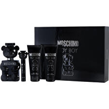 Moschino Toy Boy Gift Set Eau De Parfum 100ml Miniature Eau De Parfum 10ml Aftershave Balm 100ml And Shower Gel 100ml 100ml