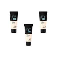 Maybelline Fit Me Matte & Poreless Liquid Foundation 100 Warm Ivory 30ml