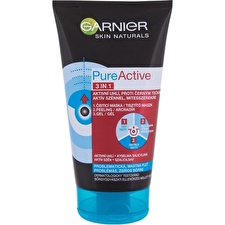 Garnier 3v1 Black Pure Active (intensive Charcoal Anti-blackhead) 150ml 150ml